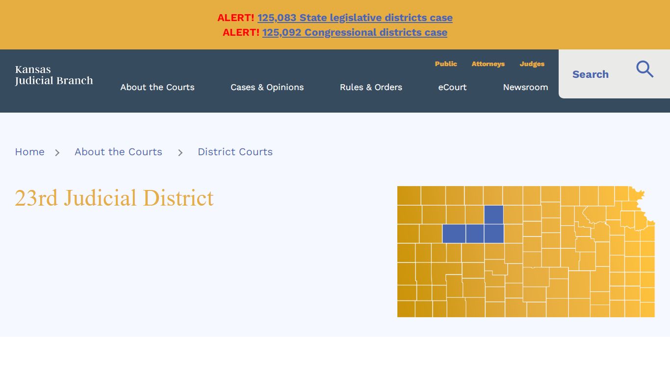 KS Courts - 23rd Judicial District